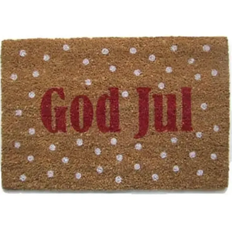 Det Gamle Apotek Dørmåtte kokus GOD JUL