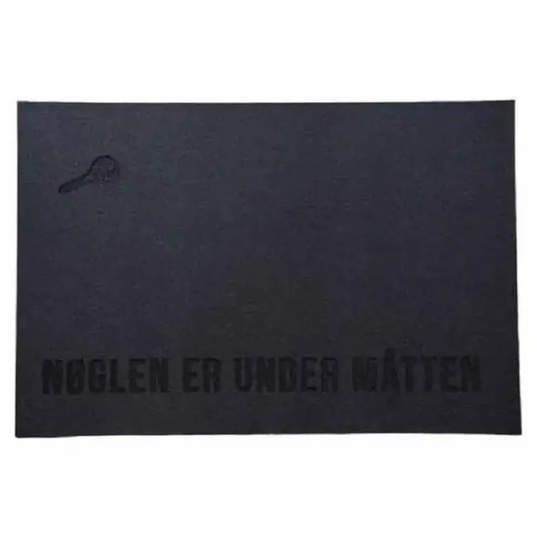 Dørmåtte 40x60 cm Nøglen er under måtten