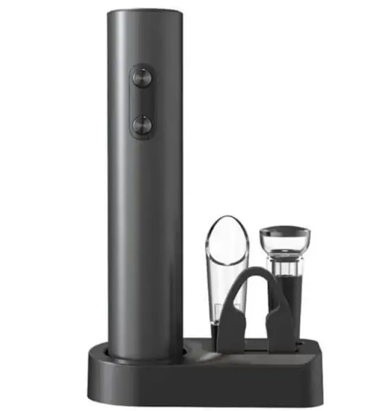 Elektrisk vinsæt m/ proptrækker & vacuum vinprop