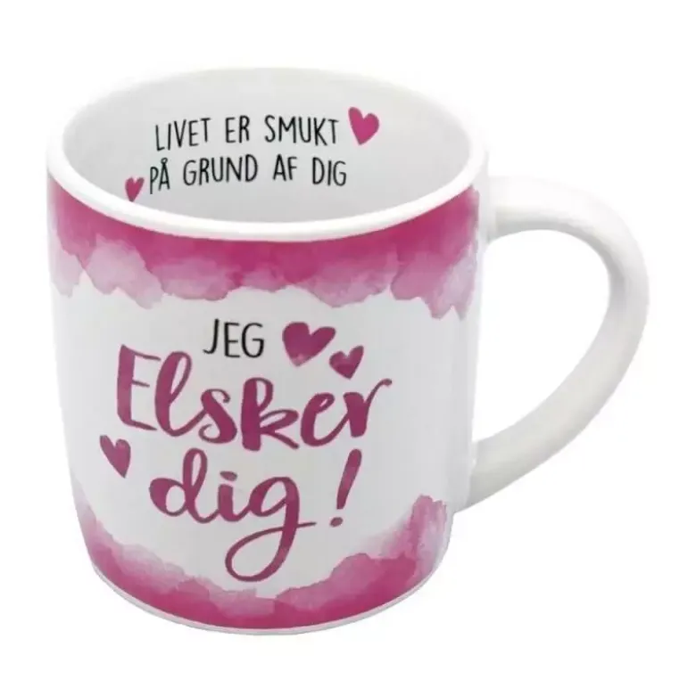 Enjoy mug krus Jeg elsker dig