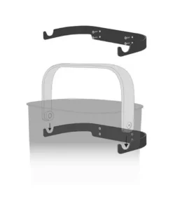 Eva Solo Nordic Kitchen Reflect Vægbeslag til affaldsspand 16L + 33L