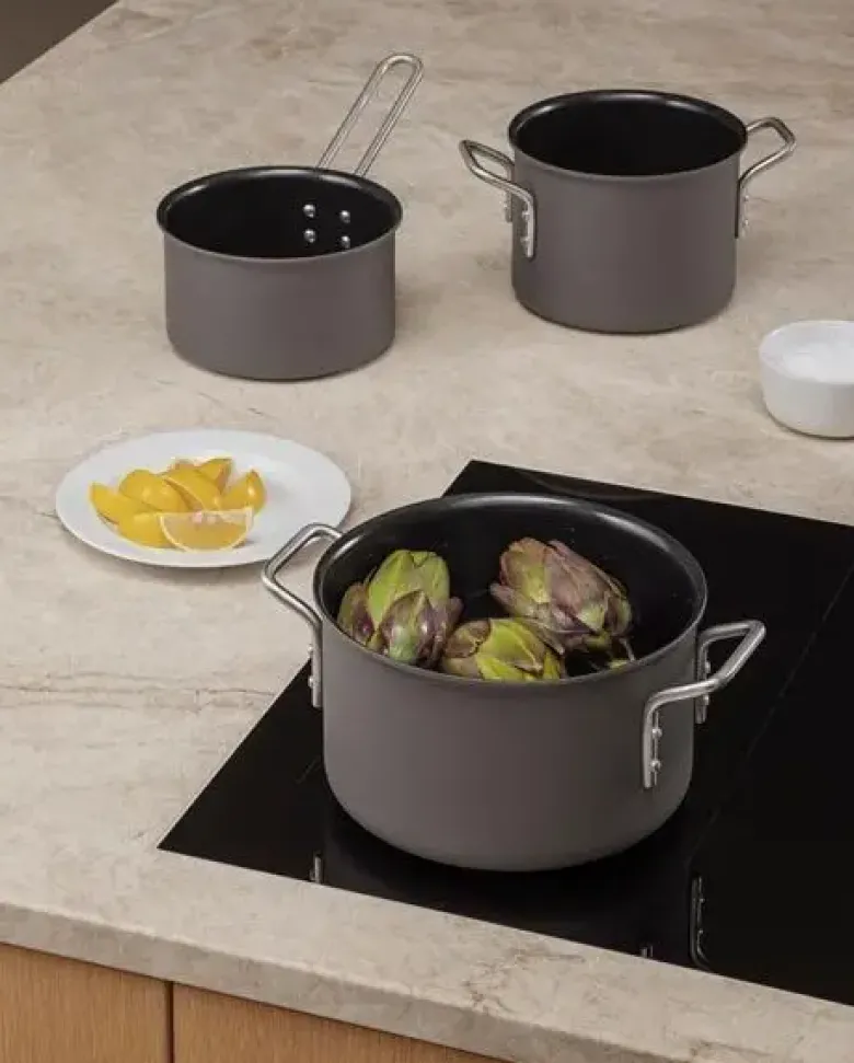 Eva Trio Grey Line Grydesæt 3 dele