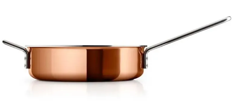 Eva Trio Kobber sauterpande 24 cm
