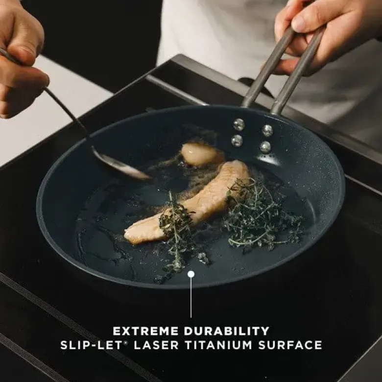 Eva Trio Prof. stegepande laser titanium Ø20 cm