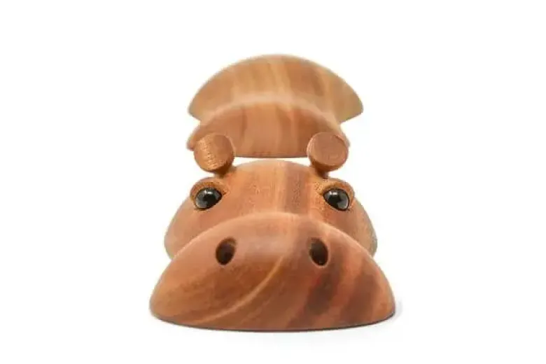 FableWood Figur Rosa Den store flodhest