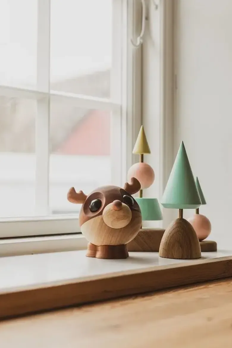 FableWood Figur Svend Det ekstra store rensdyr