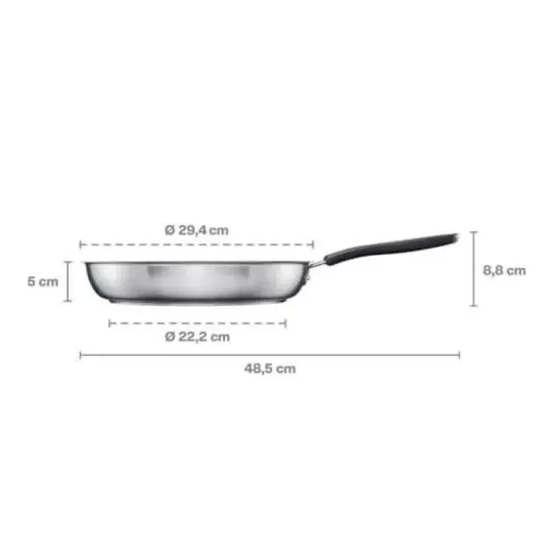 Fiskars FF Stegepande Med keramisk belægning Ø28 cm