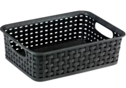 Fletkurv plast 2L Sort