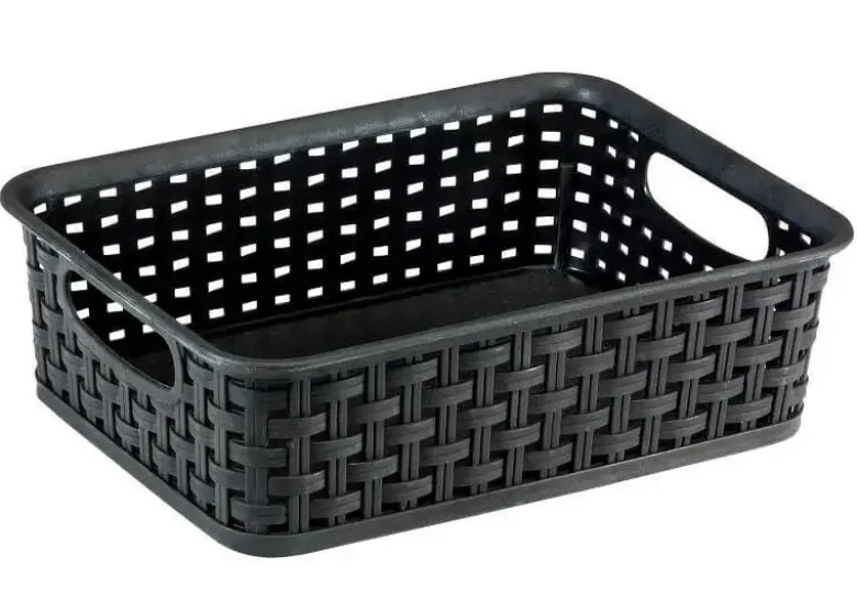 Fletkurv plast 2L Sort