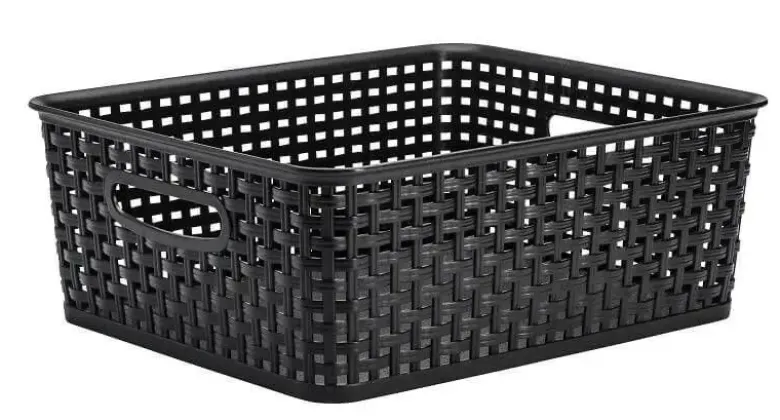 Fletkurv plast 10L Sort