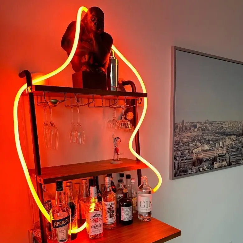 Flex Neon Lysslange 3 meter Orange