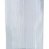 Flora vase rillet glas 12x25 cm klar