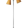 Fodgænger Gulvlampe krom m/karry skærme