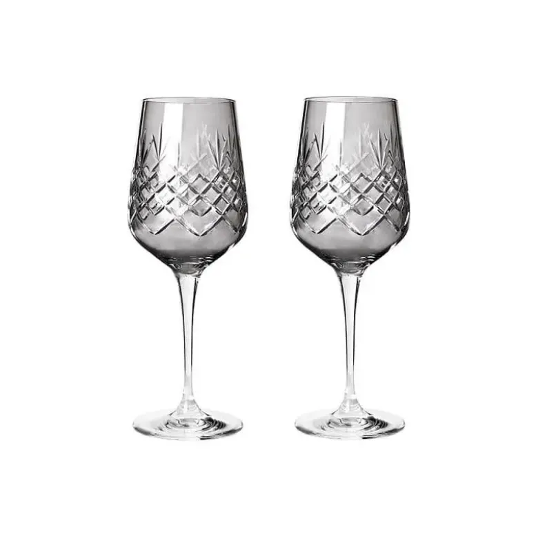 Frederik Bagger Crispy Dark Madame vinglas 35cl grå 2 stk