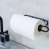 Funktion Køkkenrulleholder til væg 31x13,5 cm sort