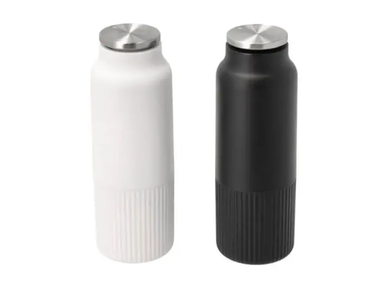 Funktion Salt- og peberkværnsæt Dia 5,7 x 16,5 cm 125 ml Sort/Hvid