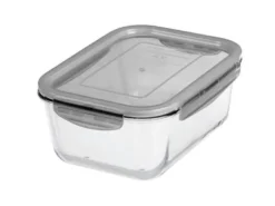 GastroMax opbevaringsboks i glas 1,6L Transparent grå
