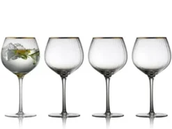Gin & Tonic glas Palermo Gold 65 cl 4 stk