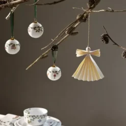 Hammershøi Jul Julekugle 2023 Ø6 cm hvid