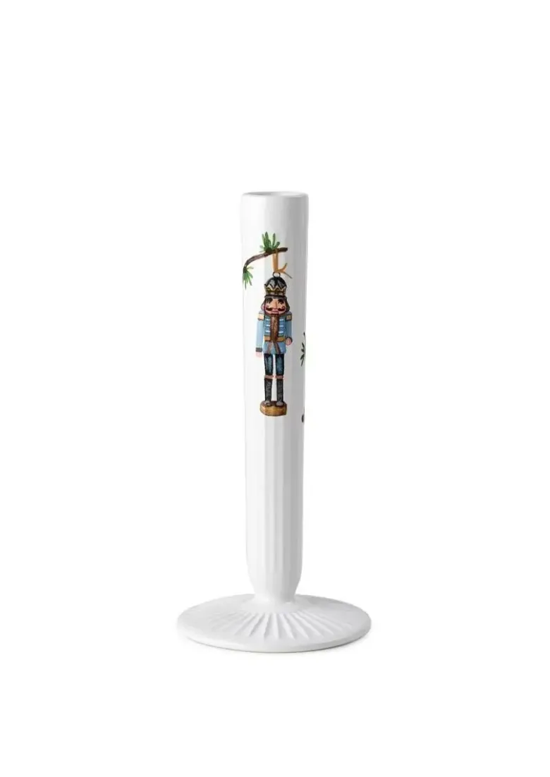 Hammershøi Jul Lysestage - H20 cm Hvid