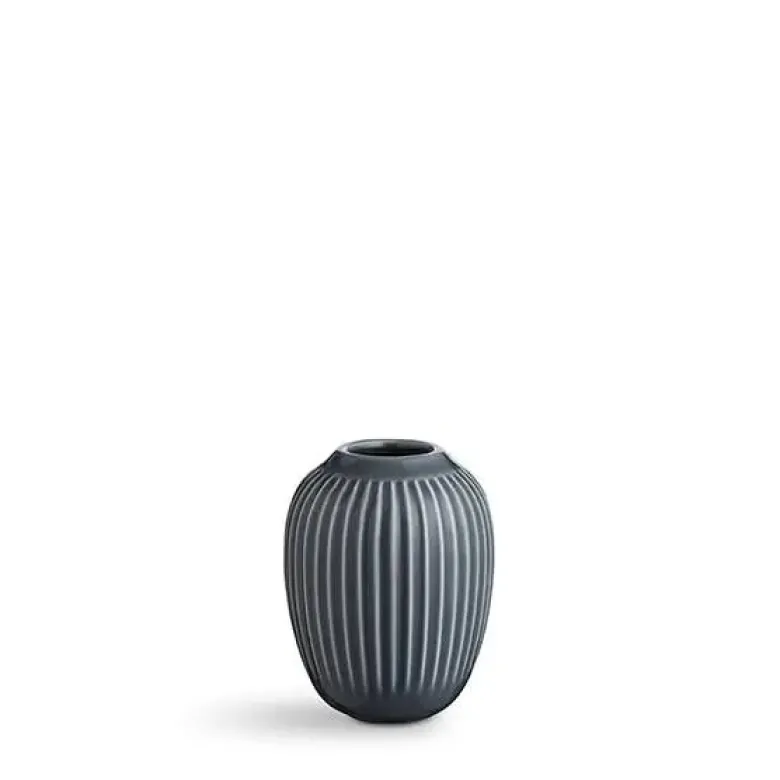 Hammershøi Vase Antracitgrå Mini
