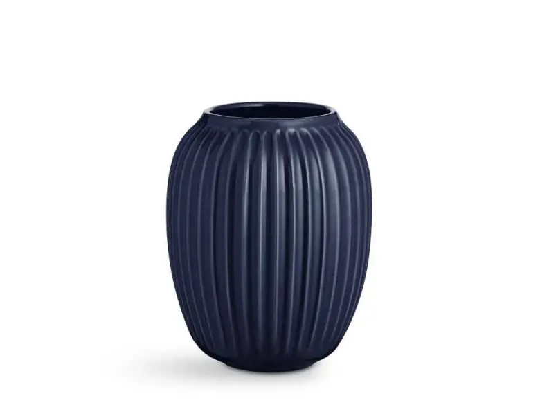 Hammershøi Vase Indigo mellem