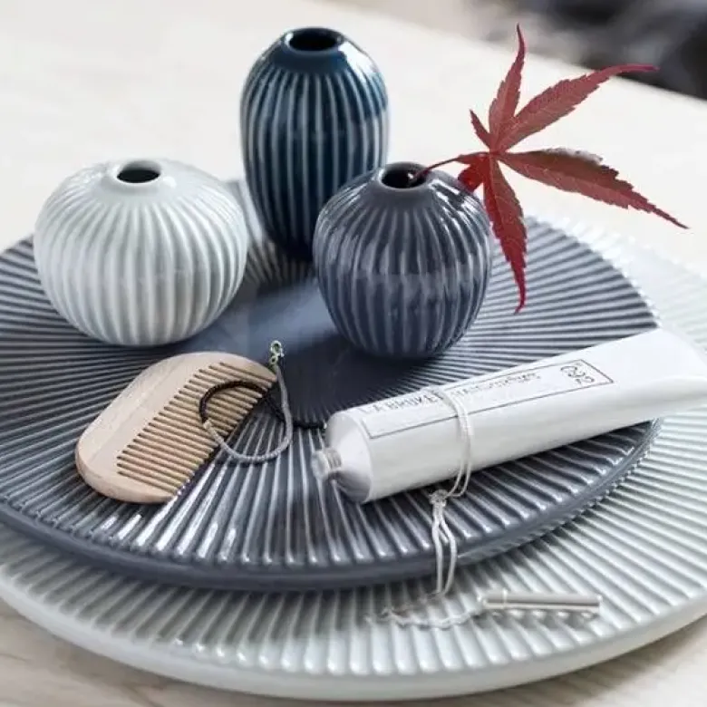 Hammershøi vase miniature 3-pak grøn