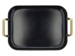 HOLM Brasserie Bradepande keramisk non-stick 34 x 26 x 8 cm Sort