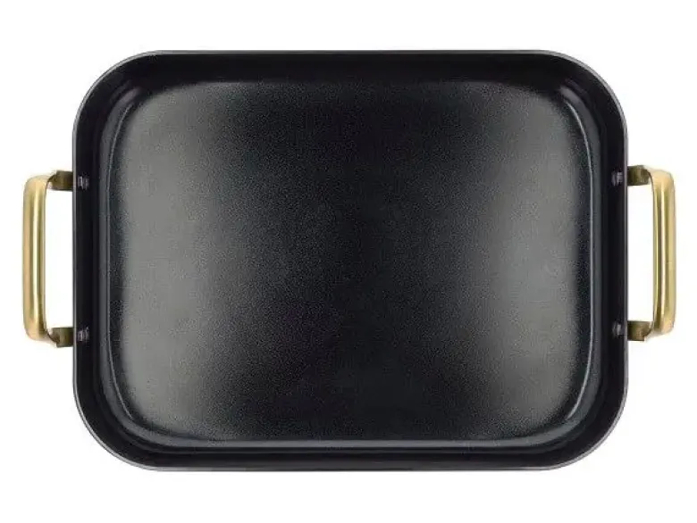 HOLM Brasserie Bradepande keramisk non-stick 34 x 26 x 8 cm Sort
