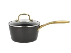 HOLM Brasserie kasserolle med glaslåg 1,5L sort
