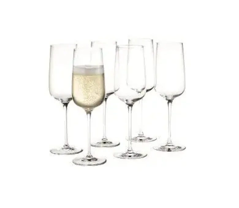 Holmegaard Champagneglas Bouquet 6stk