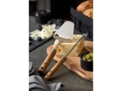 HOLM Ostehøvl 22,5 cm Rustfrit stål/Akacie