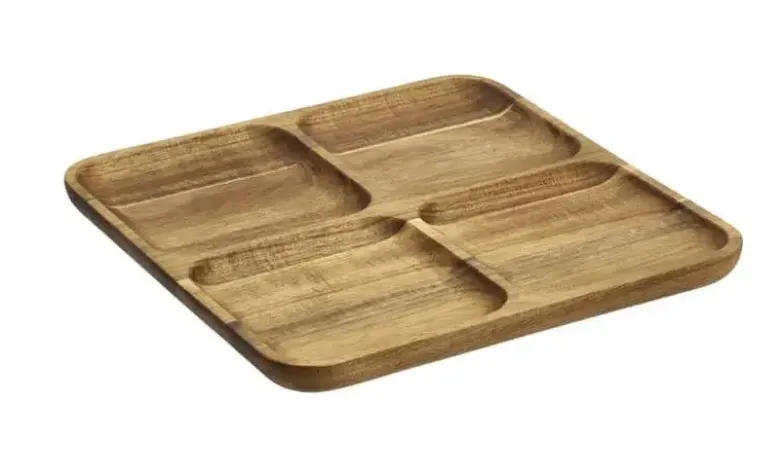 Holm Serveringsfad 30,5 x 30,5 x 2,5 cm Akacie