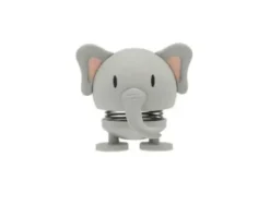 Hoptimist Elefant grå