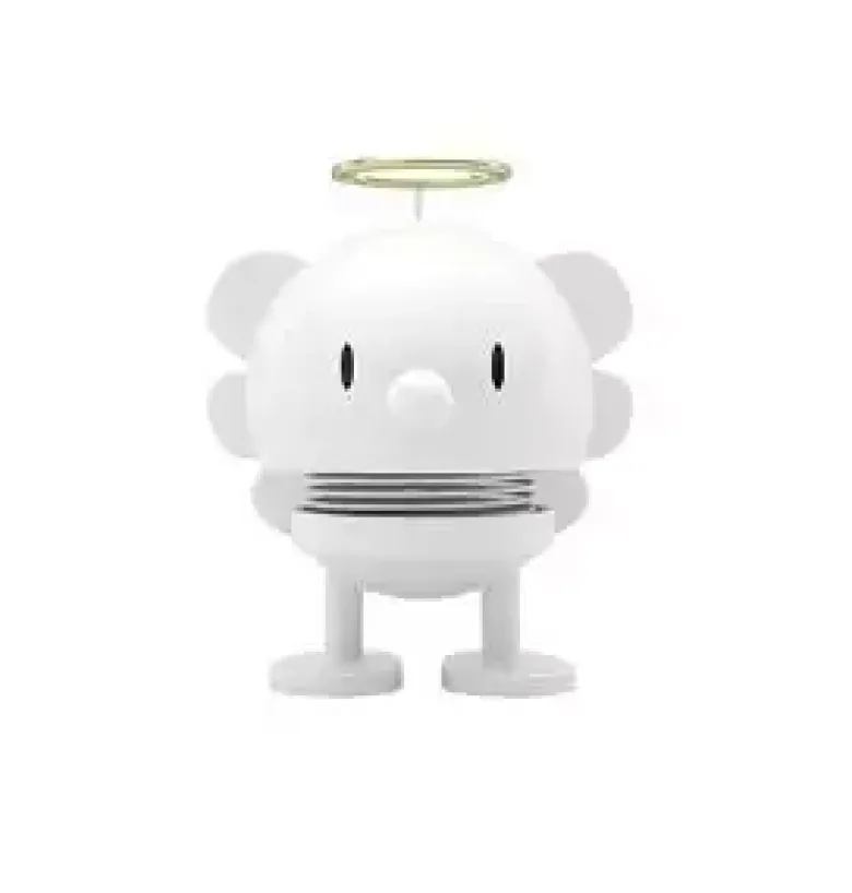 Hoptimist Engel Bumble hvid lille