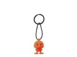 Hoptimist nøglering silikone orange