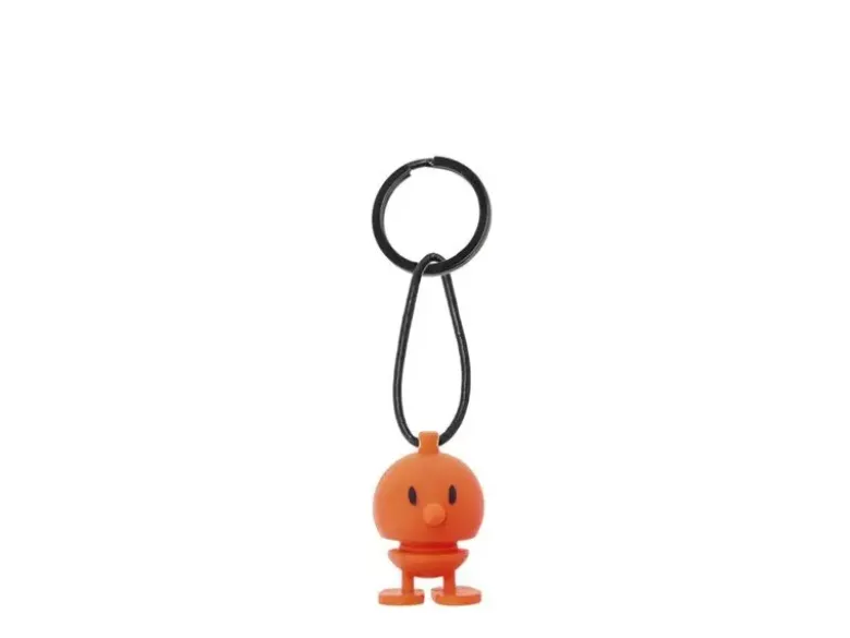 Hoptimist nøglering silikone orange