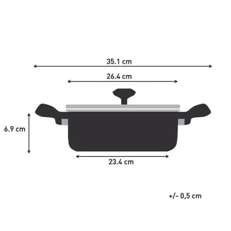 Jamie Oliver Essential SS sautergryde 24 cm med låg