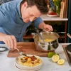 Jamie Oliver grydesæt stål med hældetud 6 dele
