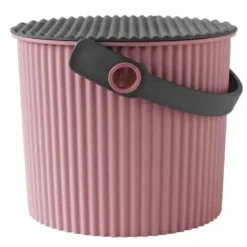 Japansk Omnioutil spand med låg 8 liter Rose Pink