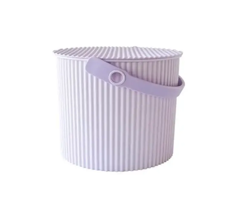 Japansk Omnioutil spand med låg 8 liter Lavendel