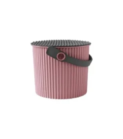 Japansk Omnioutil spand med låg 4 liter Rose Pink