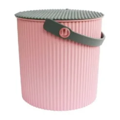 Japansk Omnioutil spand med låg 10 liter Rose Pink