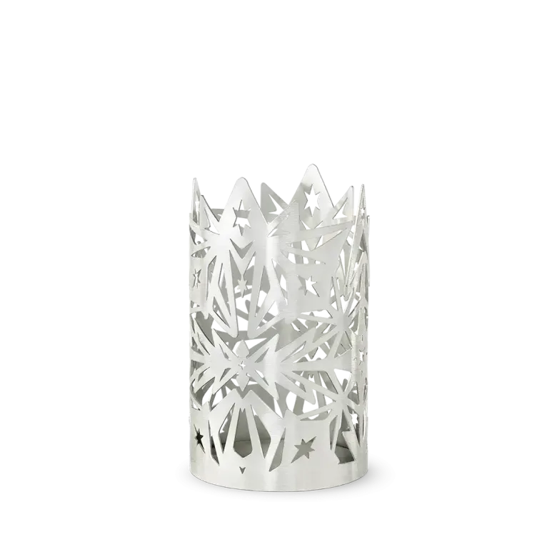 Karen Blixen Lysestage H16 cm forsølvet