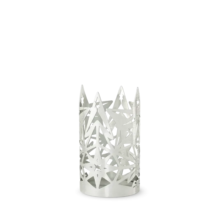 Karen Blixen Lysestage H13,5 cm forsølvet