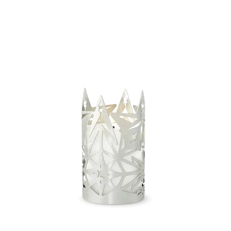 Karen Blixen Lysestage H13,5 cm forsølvet