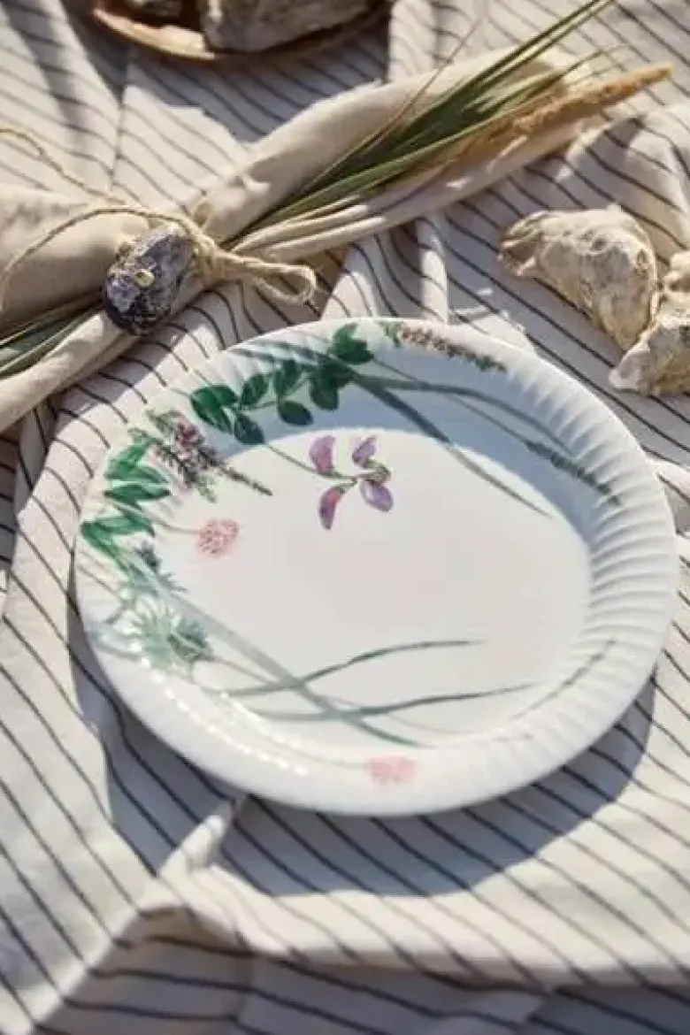 Kähler Hammershøi Summer coastal flowers tallerken Ø22 cm