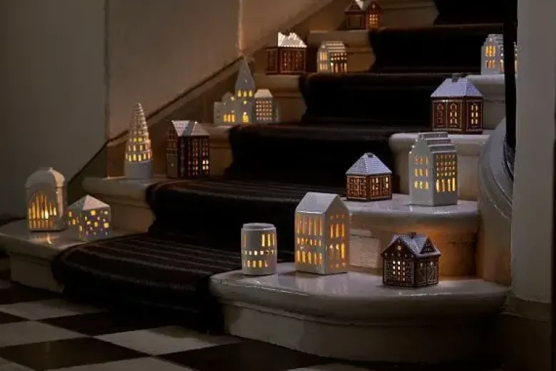 Kähler Jul Gingerbread Lyshus Julestald H11.5