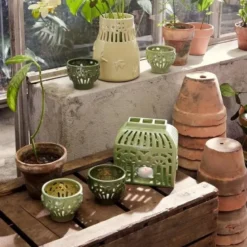 Kähler Orangery Vase H18 sweet honey