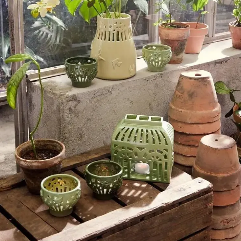 Kähler Orangery Vase H18 sweet honey